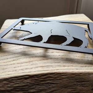 Dessous de plat acier sanglier – Noir