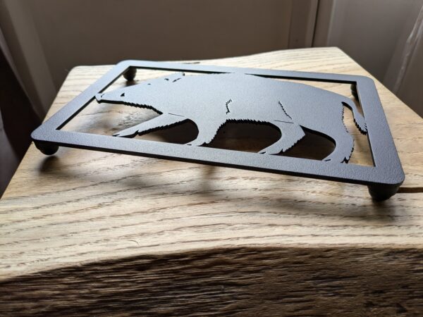 Dessous de plat acier sanglier - Noir – Image 2