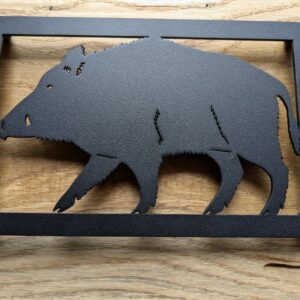 Dessous de plat acier sanglier - Noir