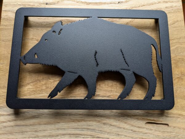 Dessous de plat acier sanglier - Noir