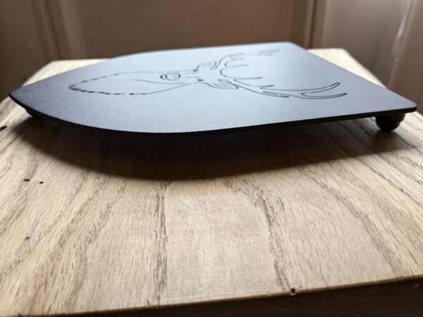 Dessous de plat blason cerf - Noir – Image 3