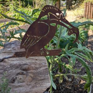 Martin pêcheur en acier