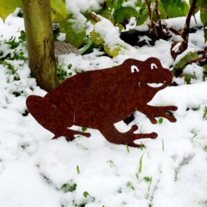 Grenouille acier rouillé