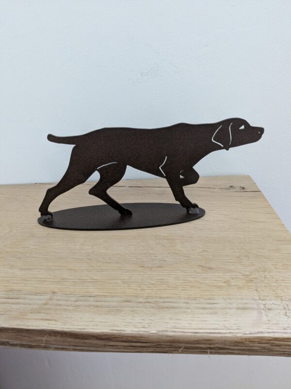 chien d'arrêt socle acier – Image 3